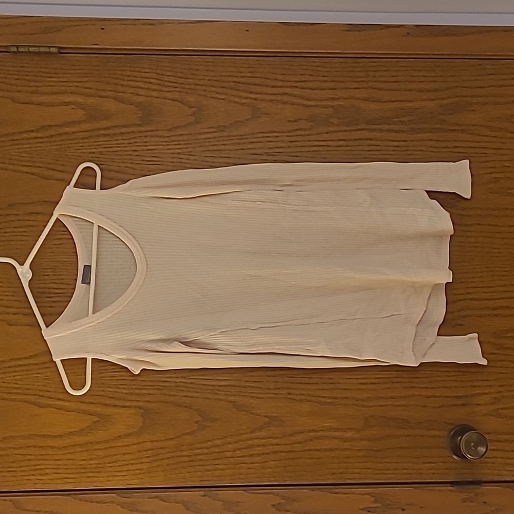 Cut Out Shoulder Waffle